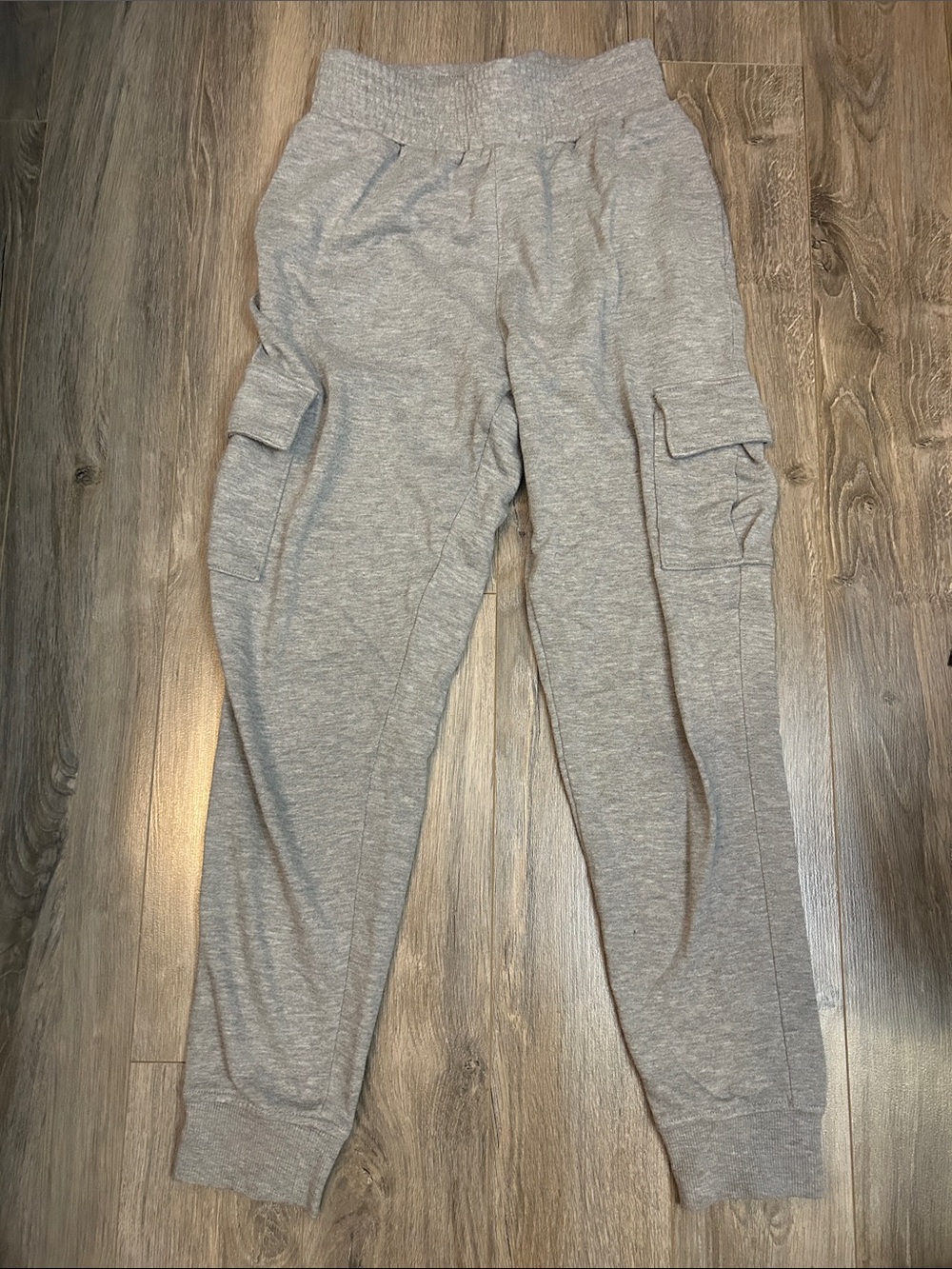 Kids Gray Cargo Jogger Pants - Comfortable Everyday Bottoms
